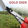 GOLD DEER 10Inch Sheet Metal Nibblers,Nibbler Shears,Hand Nibbler for Flat