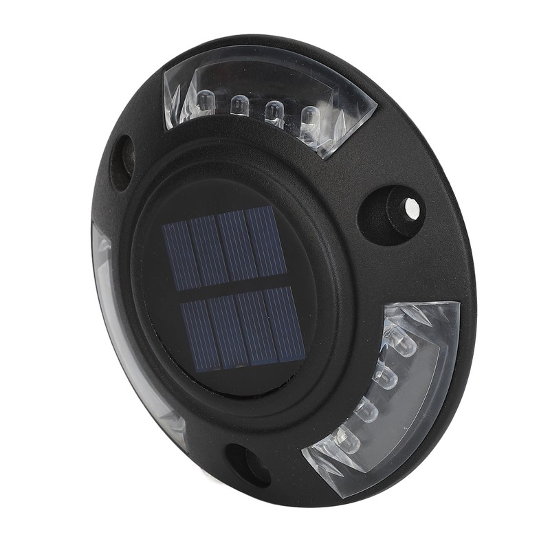 Solar Dock Light 12 LEDs Solar Driveway Light IP68 Waterproof