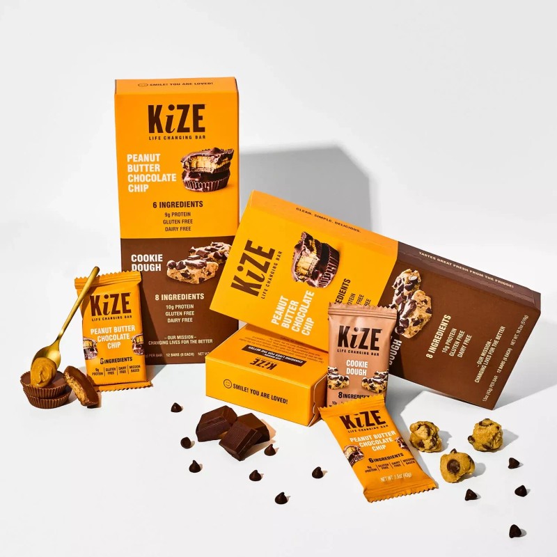 KiZE Life Changing Bar Variety Pack, 12 pk.