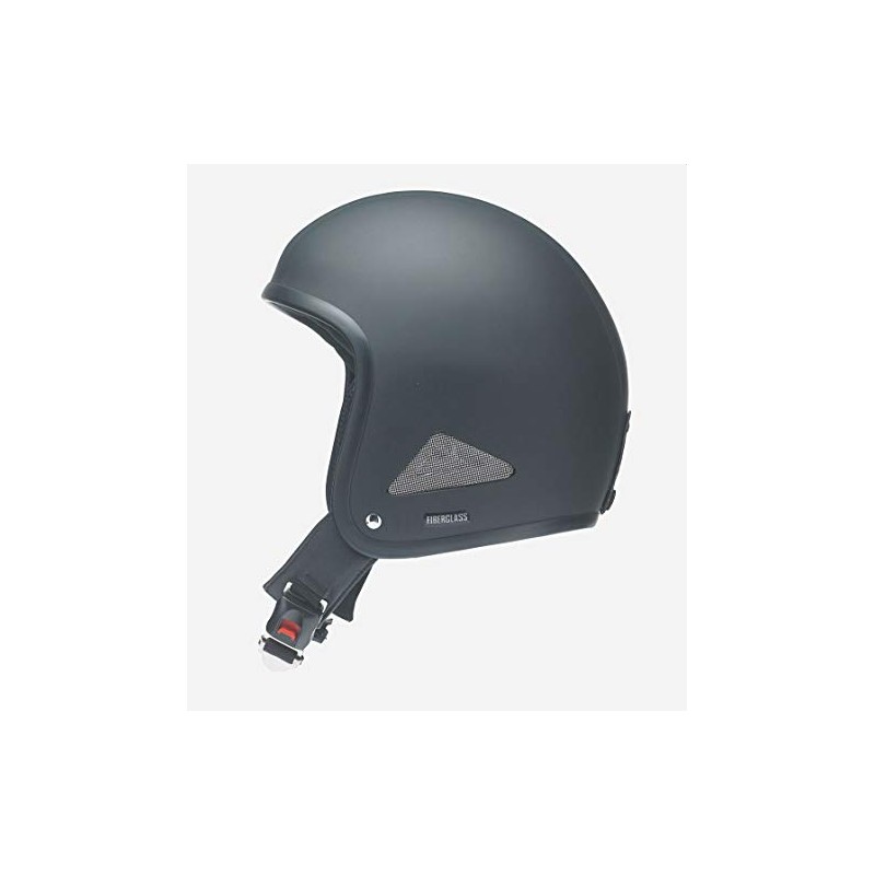 Redbike Oldtimer Motorcycle Half Shell Helmet RB 670 Matte Black