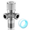 1 x angle valve, 1/2 inch, universal angle valve with