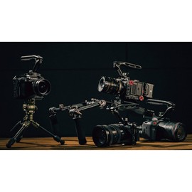 Tilta Xeno Top Handle - Titanium Gray | Aluminum Alloy and Silicone Build | 1/4″-20 and 3/8″-16 Threads w/Locating Points | Safety Release Pin | Comfortable Handling (Cold Shoe)