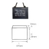 Capacitor Condensador Cuadrado 8mfd 8uf 250v Cable Ventilador