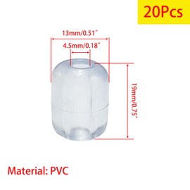 Qrity Pack of 20 Sink Feet, Kitchen Sink Rack Feet, Bumper Cover for Sink Grid, Plastic Sink Protective Feet, Accessories for Kitchen Sinks