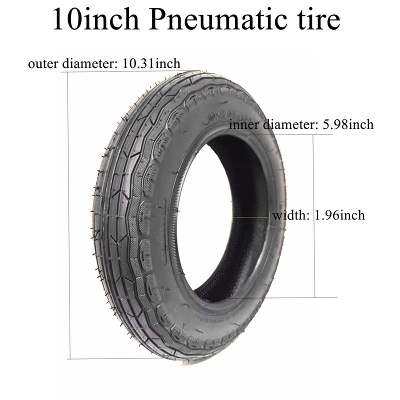 Electric Scooter tire,Scooter tires and Inner Tubes,10"Air Filled Tires, Can