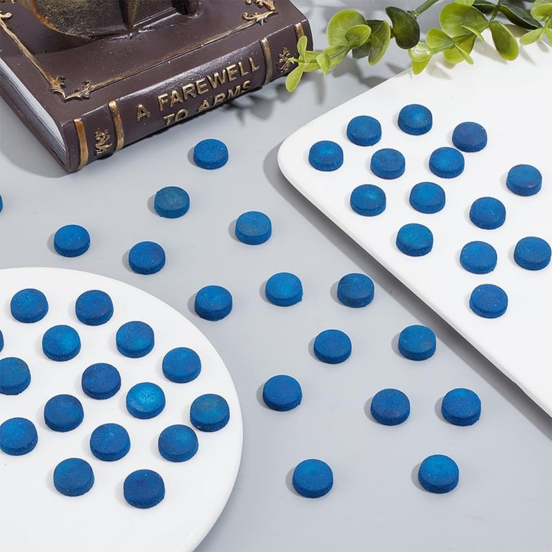 DXBNEZBC 50 Pcs 10mm Pool Cue Tips - Premium Leather
