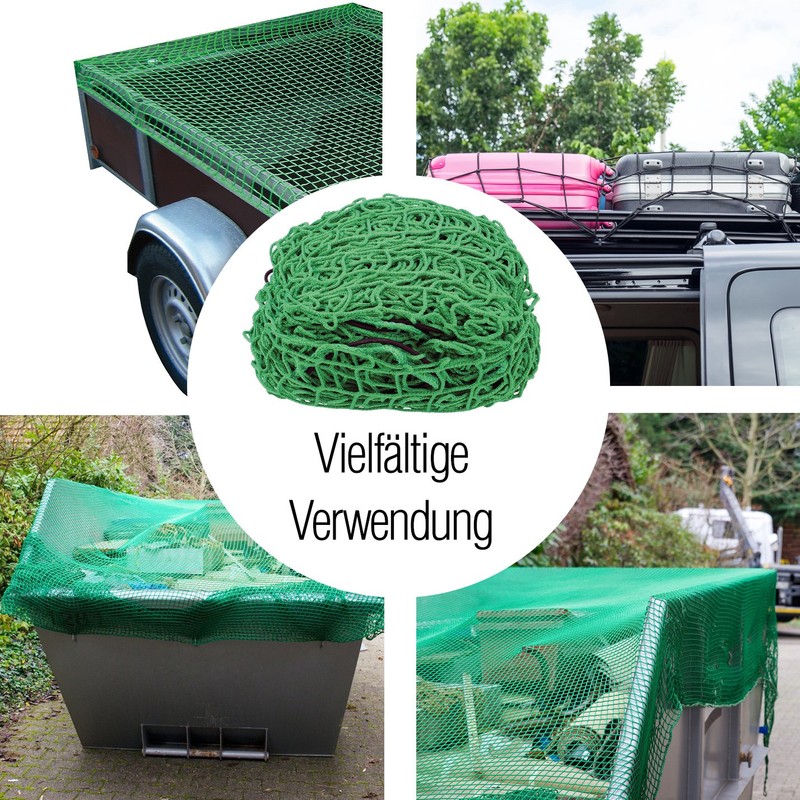 FKS trailer heavy duty trailer net for securing trailer loads,