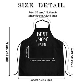 Aprons for Women Mothers Day Gifts for Mom Presents for Mom Birthday Gifts Mothers Day Giftsfor Mommy Gift from Daughter Christmas Valentines Gift Aprons for Women with Pockets