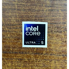 Intel 1x Intel Core 5 Ultra / Laptop Custom Sticker Label (NEW)