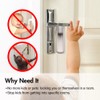 EUDEMON (2 Pack) Door Lever Lock,Baby Proofing Door Handle Lock,Childproofing