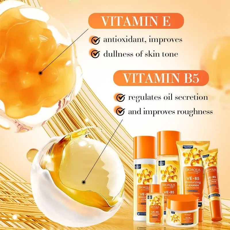 Bioaqua Skincare Set 6 Piezas Cuidado Facial Vitamina E Y