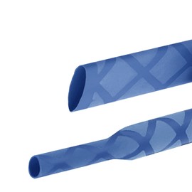 Heat Shrink Wrap Tubing Sleeve X-Tube for Fishing Rods Grip Handle Cork with Non Slip and Insulation 3.3ft Length (Diameter 35mm, Blue)
