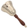 8.5"(H) 4"(D) Solid Brass Bell Quality Wooden Handle Bell Perfect