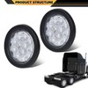 CNNELL 24 LED Reverse Backup Tail Lights Trailer Truck Clear