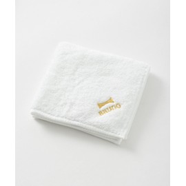 BRUNO BRUNO Logo Embroidered Towel Handkerchief White No Size RBHB004-WH