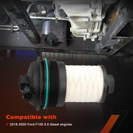 3.0L Fuel Filter Compatible with Ford F150 2018 2019 2020 2021 2022 2023 Diesel Engines Replaces FD4627