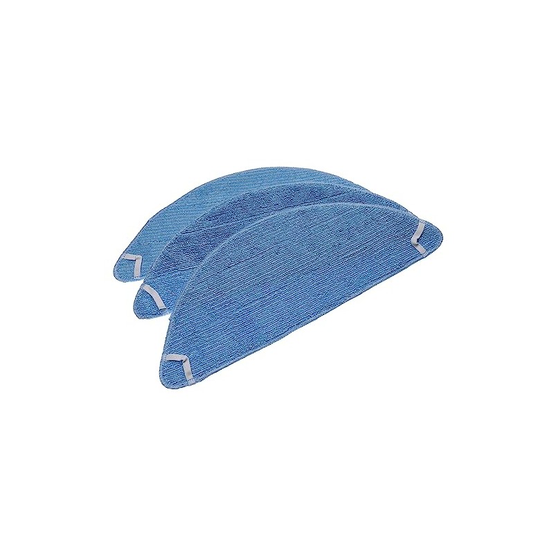 vhbw Mop Cloth Set (3 Pieces) Compatible with Ecovacs Deebot