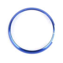 Aramox Remote Key Ring Trim, Aluminium Alloy Key Ring Decoration Replacement for MINI R55 R56 R57 R58 R59 R60 (Dark Blue), dark blue, Modern