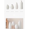 White Ceramic Vase Set 4PCS Small Vases for Flowers, Ceramic