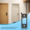 MECCANIXITY Door Deadbolt Strike Plates Stainless Steel Right Angle Strike