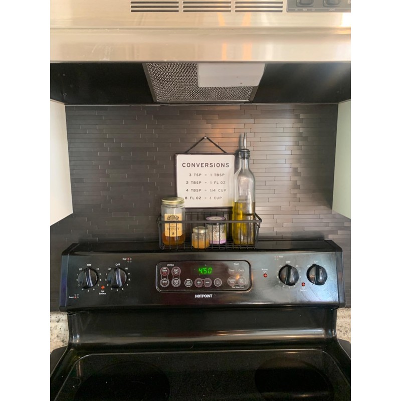 Black Peel and Stick Backsplash Linear Subway Tile, Self Stick