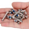 Alomejor Pack of 10 Inline Skate Wheel Bolts 31 mm