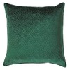 Paoletti Florence Cushion Cover, Emerald Green, 55 x 55 cm