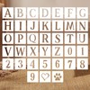 3 Inch Alphabet Stencils for Painting on Wood – 38