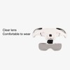 Head Mounted Magnifying Glass 2pcs LED Light Adjustable Rechargeable Headband