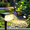 Luces solares exteriores AUDERWIN 9169 – 6 focos compactos IP65,