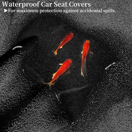 VOPHIA car seat Covers Waterproof & Non-Slip Car Seat Cover Protector - Universal Fit for All Cars,Gym & Beach Use,car seat Towels for Sweat,Pet-Friendly Protector (Black)