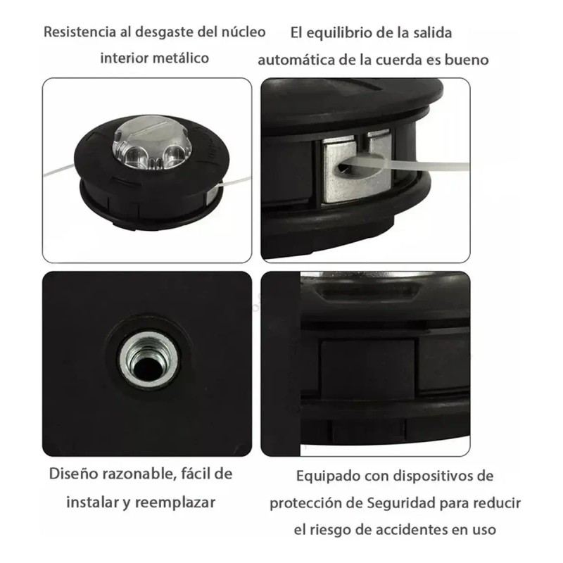 Cabezal Universal Para Desbrozadora Punta De Metalica Acceso