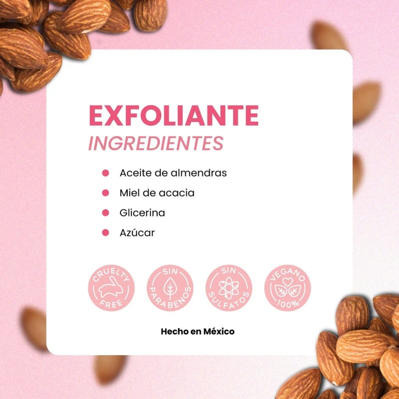 ShinnySkin - Exfoliante Corporal Hidratante con Miel - Piel Suave
