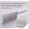 Barber Fade Combs With Hair Trimming Guide, 3Pcs Professional Cutting