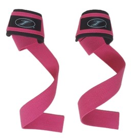 Straps Lifting, Correas Acolchonadas para Levantamiento de Pesas, Straps para Gym (Rosa)