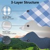 Campsuper 79”x79” Picnic Blanket Extra Large, Waterproof and Foldable Beach