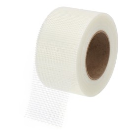PATIKIL Drywall Repair Mesh Tape, 3 inch x 164 ft Fiberglass Repair Patch Self-Adhesive Dry Wall Joint Tape 9 Mesh Wall Hole Crack and Seam Patch, White