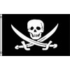 2X3 Jolly Roger Pirate Calico Jack Rackham Flag 2'x3' Banner