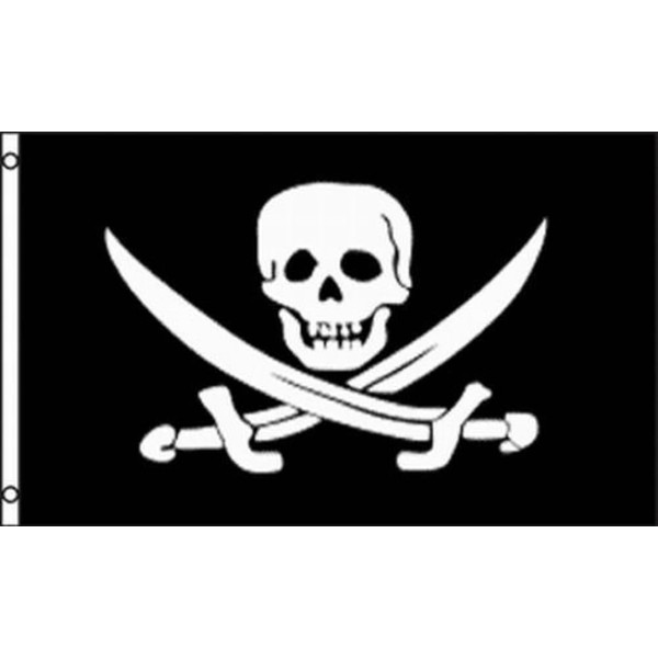 2X3 Jolly Roger Pirate Calico Jack Rackham Flag 2'x3' Banner