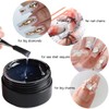 Fcozpjk Nail Glue for Rhinestones, 2Pcs Gem Glue for Nails,