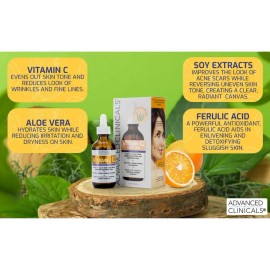 Sérum Vitamina C Advanced Clinicals Rostro Hipoalergénico 52ml