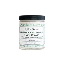 Mantequilla Corporal Flor Ópalo | Crema Ultra Hidratante para Piel Muy Reseca y Embarazadas | Ayuda a Prevenir Estrías y Alivia la Comezón | Ingredien