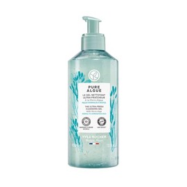 Yves Rocher Limpiador Facial Pure Algue Piel Mixtanormal - Gel Limpiador Ultra-frescor con Micro Algas - Limpia, oxigena y refresca - 390 Ml          