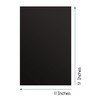 Hygloss Black Paper - 24 lb, 89 GSM, Acid-Free, Fade-Resistant,