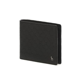 Hazzys (대구신세계)블랙 로고패턴 소가죽 반지갑 HJWA5E831BK Daegu Shinsegae Black Logo Pattern Cowhide Wallet HJWA5E831BK
