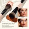 Jessup 3 Brochas de Maquillaje Rostro Doble Punta para Contorno