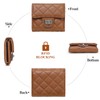 GOIACII Women's Small Soft Leather Wallet, Short Format Purse with