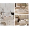Tissue Box Cover Rectangular PU Leather Facial Tissue Dispenser Box