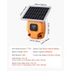 0.6J 8kV Solar Powered Fence Charger 1.86 Mile Range Electric