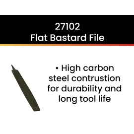Hot Max 27102 12-Inch Flat Bastard File